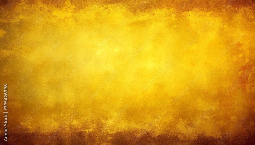 gold background with vintage texture yellow background with brown border old yellow paper or parchment