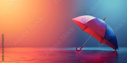Conceptual Smart Umbrella with Weather Notification System for All Seasons and Conditions © Thares2020