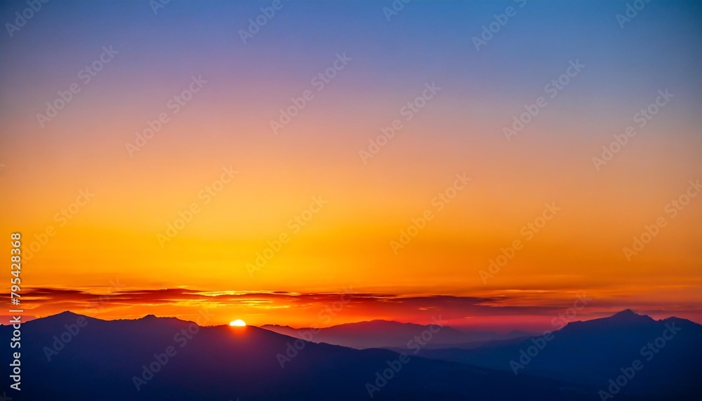 colorful sunset gradient vector background simple form and blend of color spaces as contemporary background graphic backdrop
