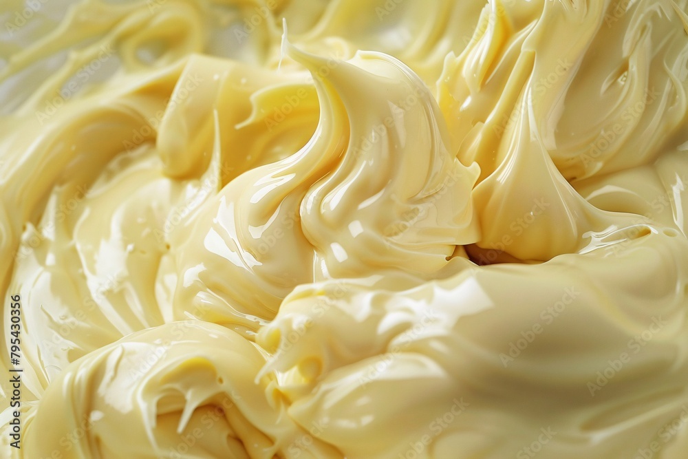 Delve into the silky depths of liquid mayonnaise, its pale hue and velvety flow creating an atmosphere of tranquility Delve into the silky depths of liquid mayonnaise, its pale hue and velvety flow creating an atmosphere of tranquility