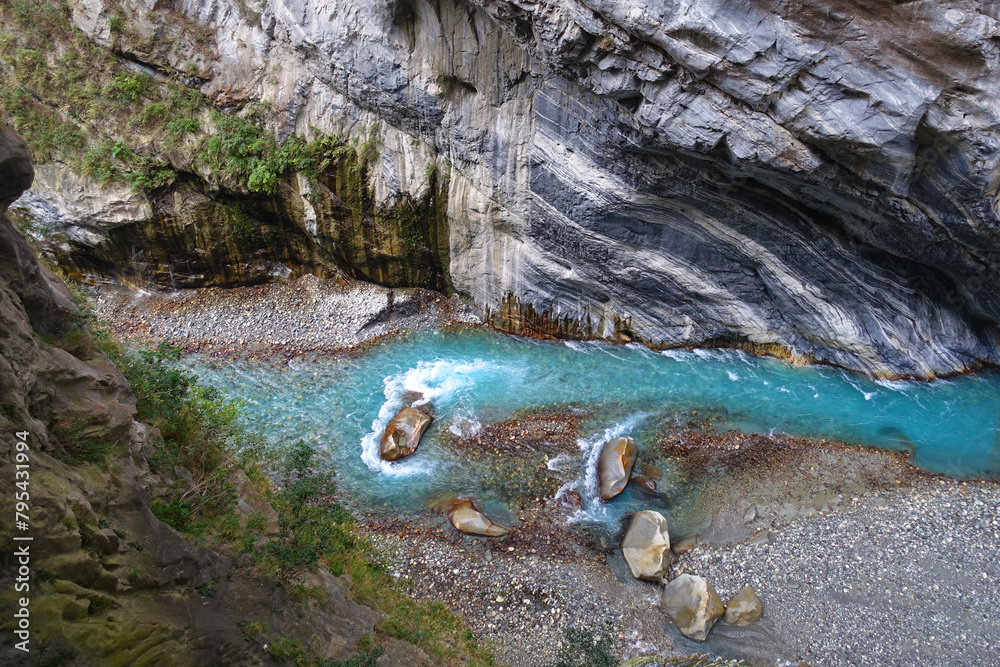Fototapeta premium Taiwan- Hualien county- Taroko National Park- Taroko gorge