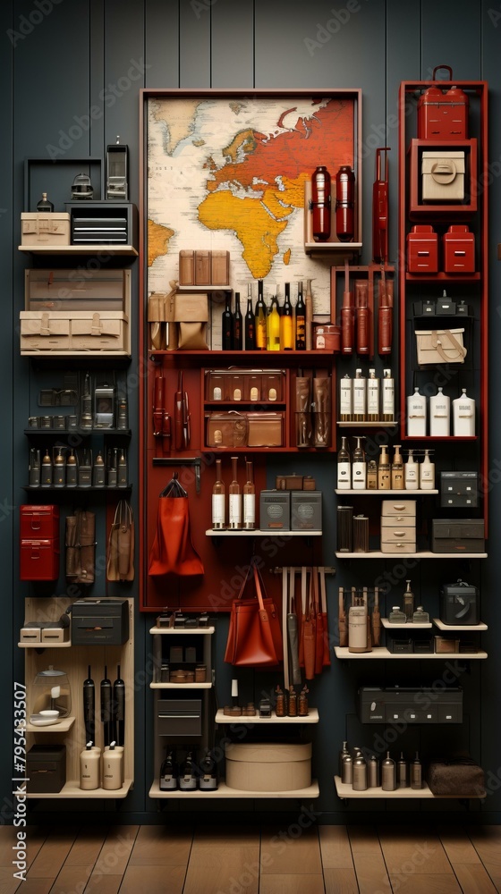 b'An illustration of a store with a lot of different products' b'An illustration of a store with a lot of different products'