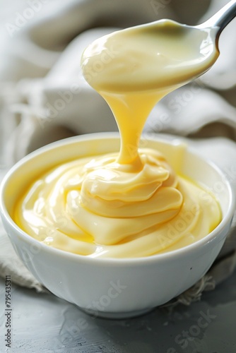 Surrender to the delicate texture of liquid mayonnaise, its creamy richness and soft aroma bringing forth tranquility