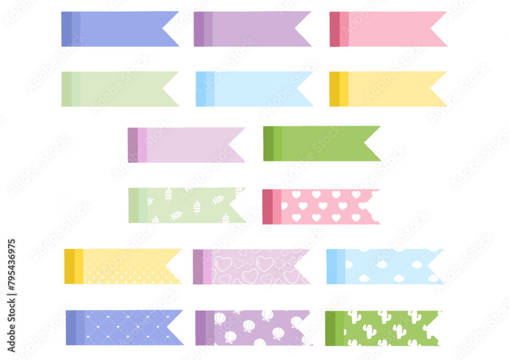 collection of bookmark illustration collection of bookmark illustration