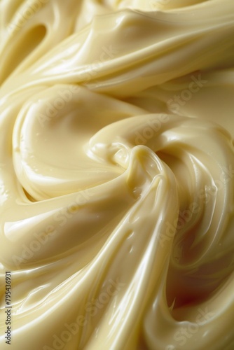Lose yourself in the ivory swirls of liquid mayonnaise, its delicate fragrance and smooth flow evoking calm