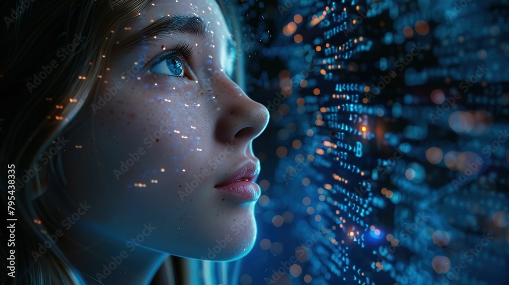 Blockchain technology futuristic, electronics money, digital wallet with encrypted block Blockchain technology futuristic, electronics money, digital wallet with encrypted block