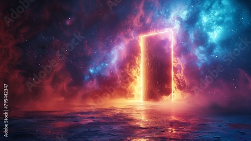 The portal to another dimension is a mysterious and awe-inspiring sight.