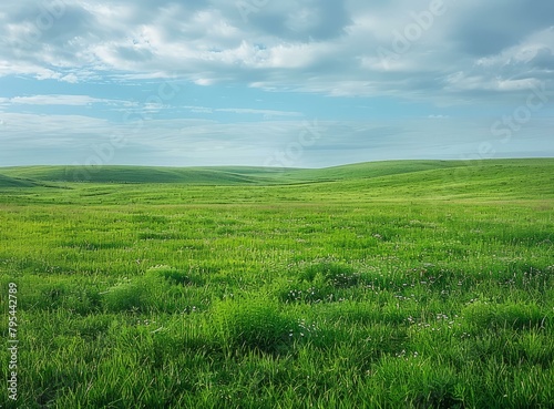 b'Green rolling hills under a blue sky' © Adobe Contributor