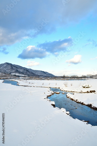 冬の角田山（新潟県）