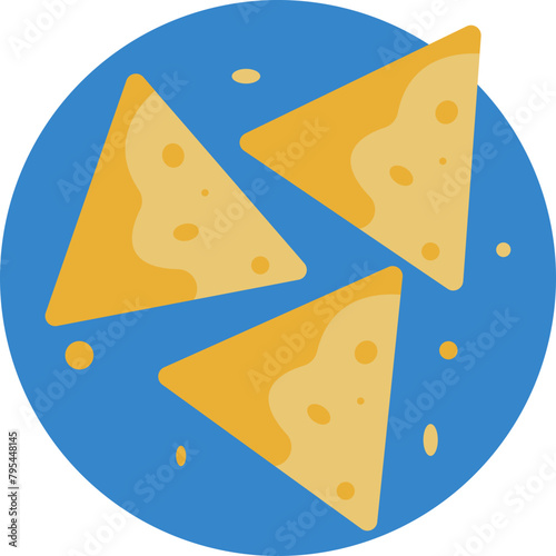 Our Nachos icon embodies the perfect blend of crunchy, cheesy, and spicy goodness, a quintessential Mexican snack enjoyed worldwide.