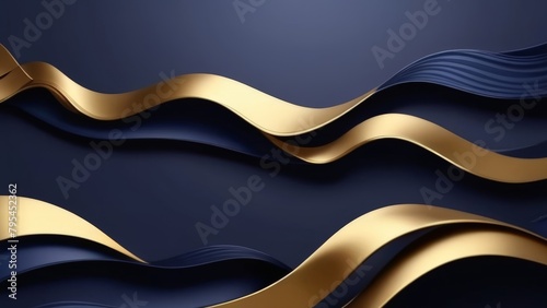 Abstract Geometric Wave Texture for Landing Page Background