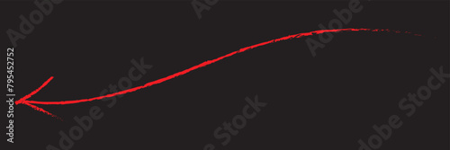 brush painted arrow icon on white background - vector illustration 11