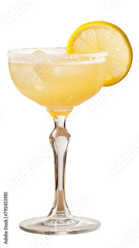 Wallpaper Mural Isolated Margarita Drink on White Background Torontodigital.ca