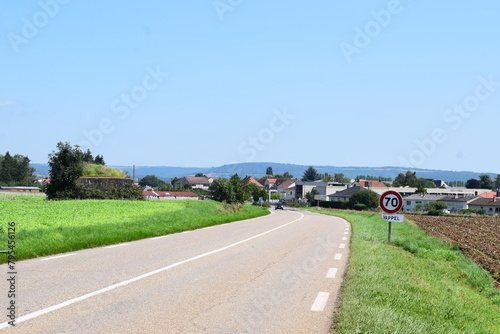 road into small town Cattenom photo