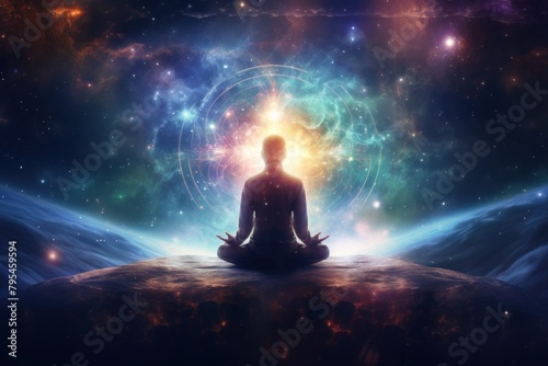 Universe space adult spirituality photo