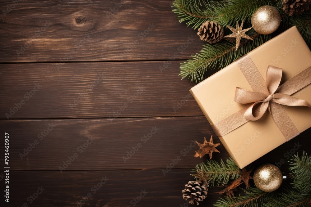 Christmas backgrounds, wooden table Christmas backgrounds, wooden table