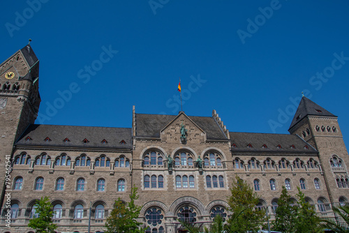 The Prussian government building in the Rhine complex in Koblenz