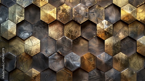 Witness the elegance of nature's blueprint etched in hexagonal patterns, a testament to the sublime artistry of creation. 