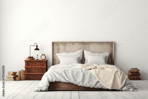 Bedroom furniture cushion pillow © Rawpixel.com