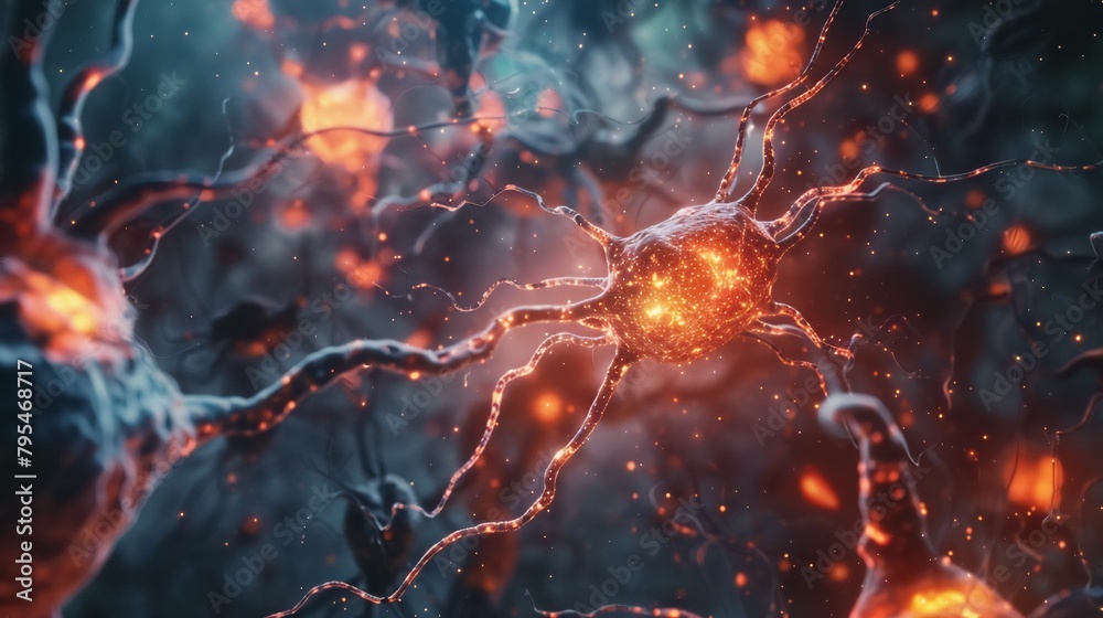 Neuron communication and brain activity. Action potential, impulse propagation, and neural circuits. Neuron communication and brain activity. Action potential, impulse propagation, and neural circuits.