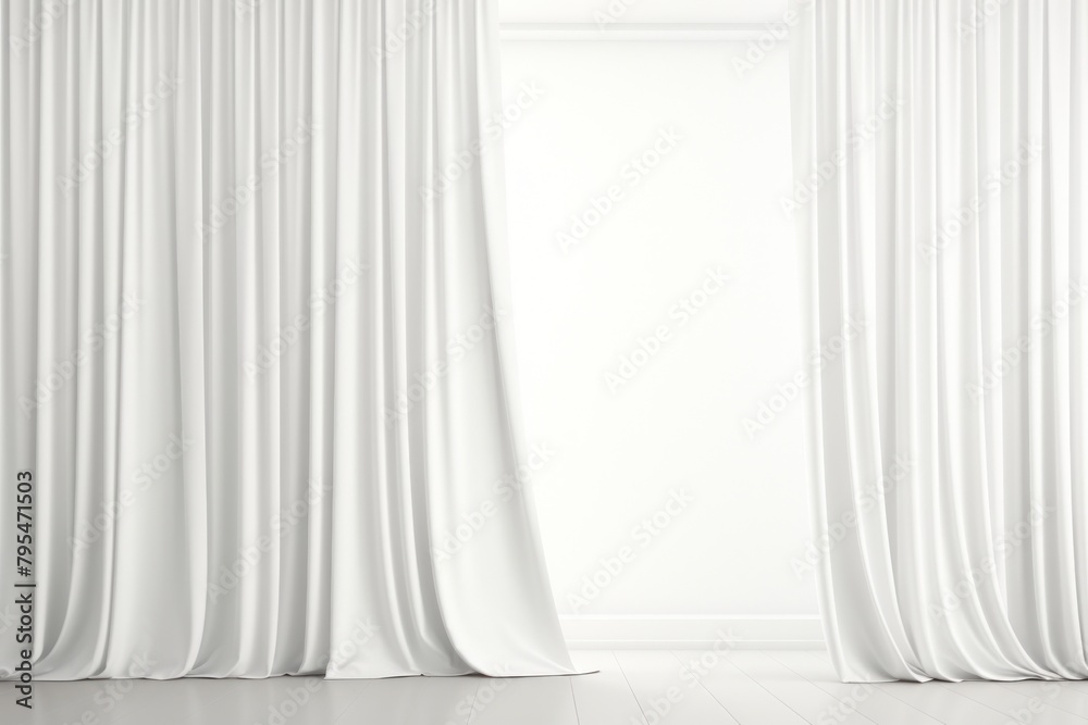 Curtain white backgrounds wall Curtain white backgrounds wall