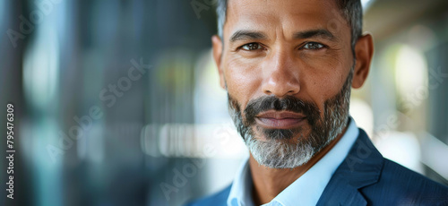 Business, portrait and mature man in office building with confidence, attitude and positive mindset. Face, empowerment and male boss at consulting agency startup ready for advice, help or guidance