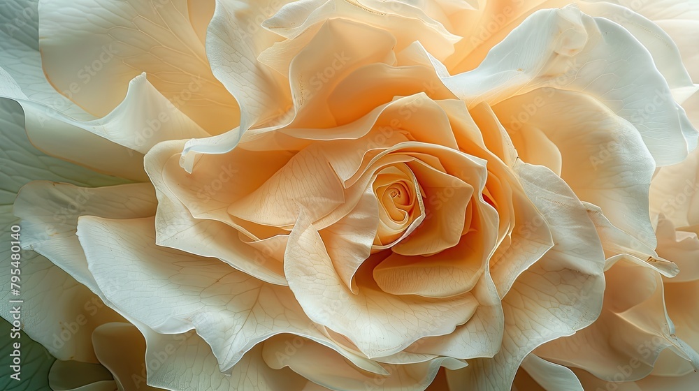 Ethereal Elegance: Ivory Rose Blossom in Painterly Style Ethereal Elegance: Ivory Rose Blossom in Painterly Style