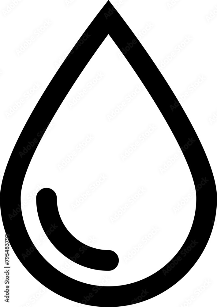 Water drop icon. water vector illustration Water drop icon. water vector illustration