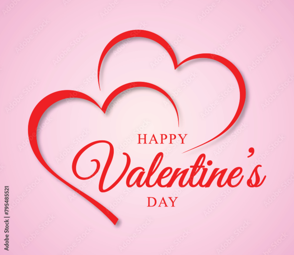 Simple design for a nice Valentine's Day celebration. Simple design for a nice Valentine's Day celebration.