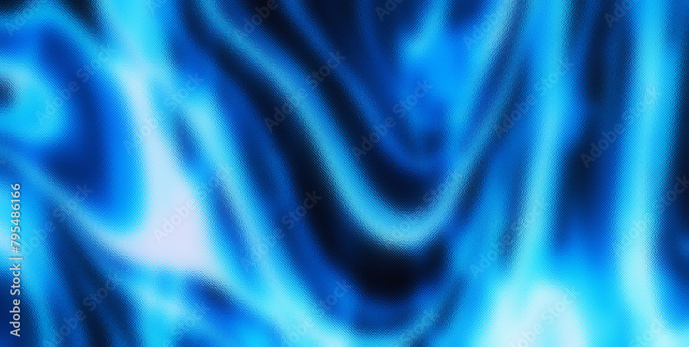 Fototapeta premium Vibrant Blue Aesthetic: Abstract Glass Background