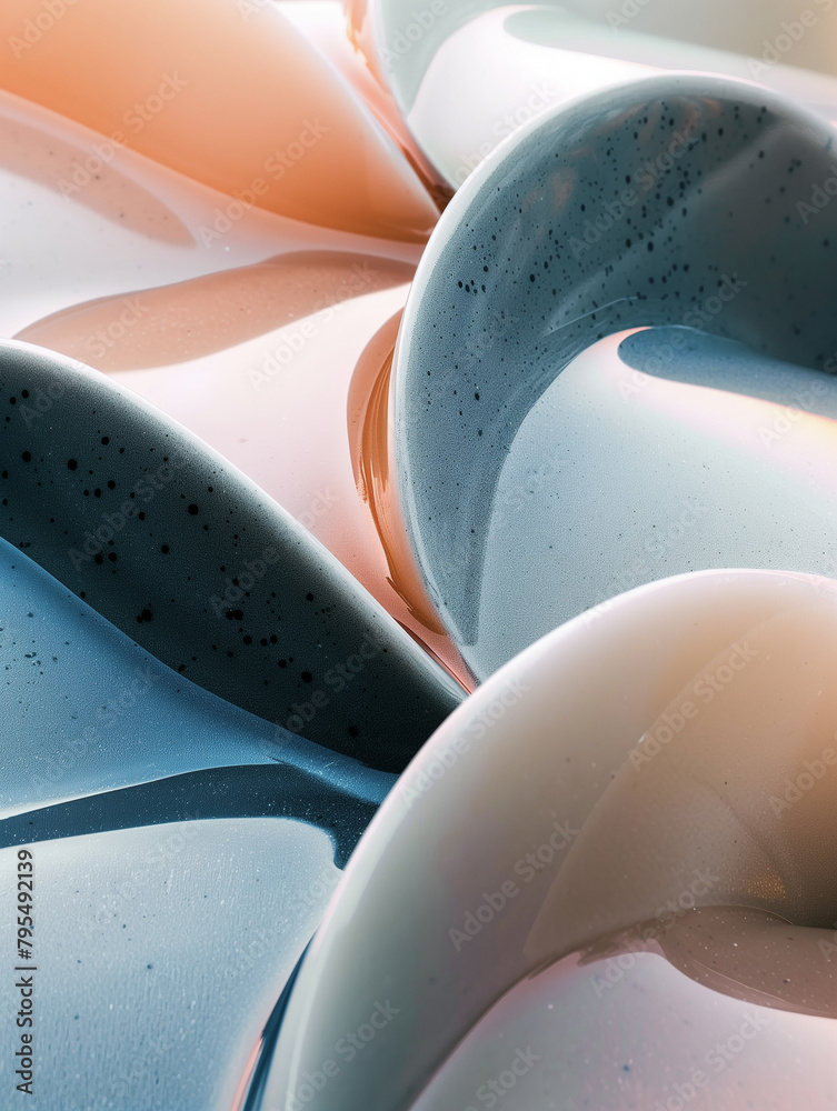 Abstract minimal organic shapes of translucent smooth round stones frosted glass texture muted color navy blues, gray, brown in style clean, minimal, modern background. Abstract minimal organic shapes of translucent smooth round stones frosted glass texture muted color navy blues, gray, brown in style clean, minimal, modern background.