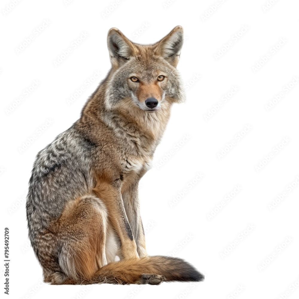 Fototapeta premium wolf isolated on white