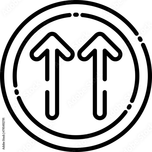 Double Up Arrow Icon