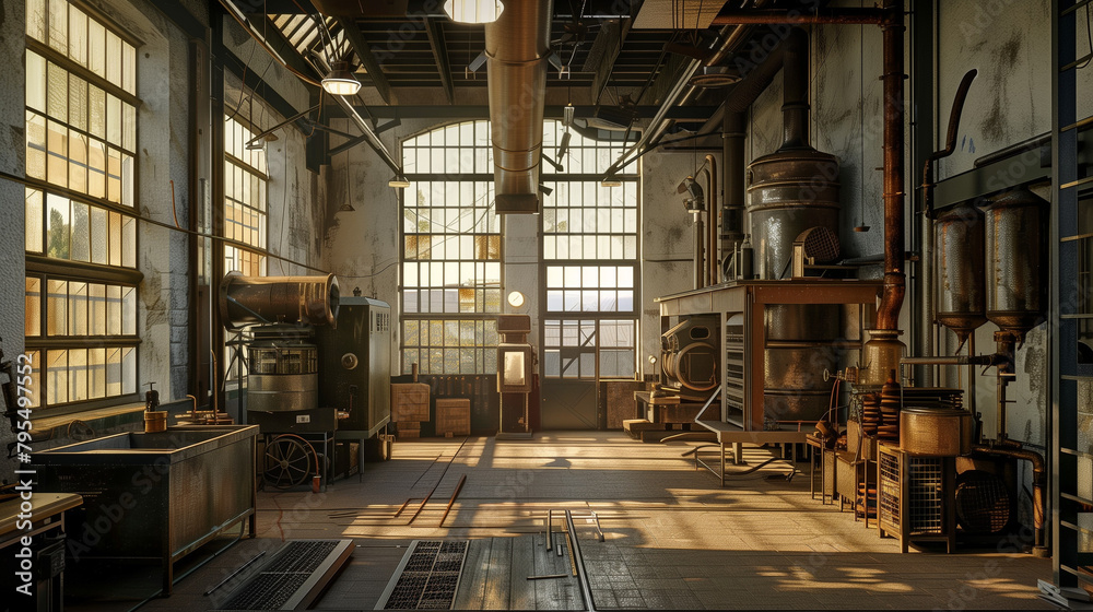 The factory workshop