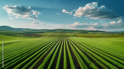 Panoramic views of advanced agricultural landscapes © willian
