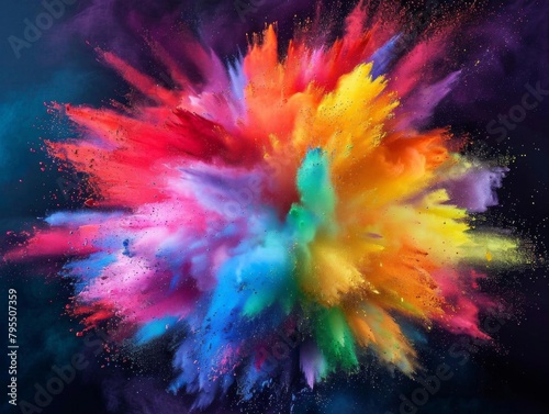 An explosion of color.