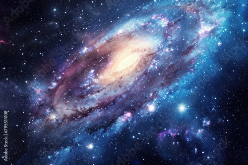 Cosmos astronomy milky way universe.