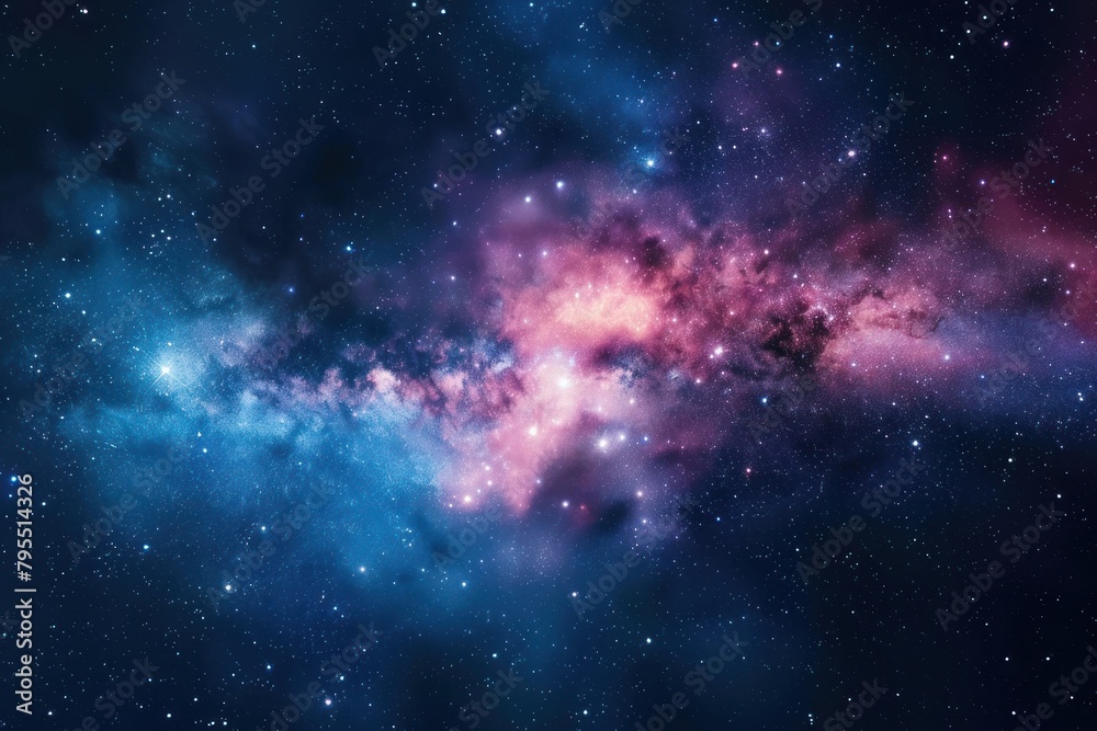 Obraz premium Cosmos nebula space astronomy.