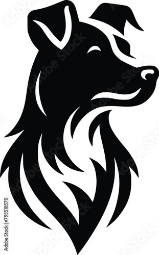 Wallpaper Mural dog silhouette Torontodigital.ca