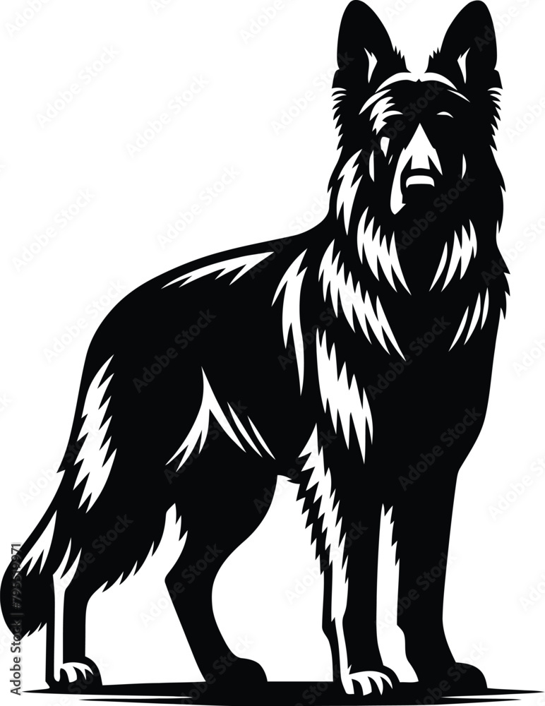 dog silhouette dog silhouette