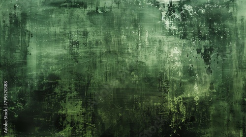 Abstract grunge green background texture, dark green color, ultra realistic photography in the style of unknown artist up32K HD