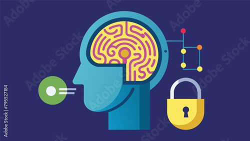 A tingedge biometric lock that uses advanced algorithms to analyze a persons brain activity and grant access..