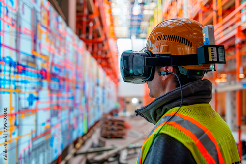 In construction, digital and physical worlds merge with augmented reality guiding builders through precise blueprint overlays.