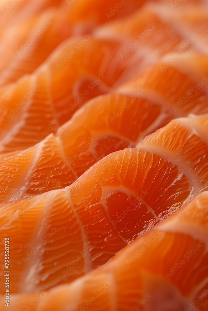 Close-Up Macro of Fresh Salmon Texture. Close-up of fresh salmon texture for culinary use. Close-Up Macro of Fresh Salmon Texture. Close-up of fresh salmon texture for culinary use.