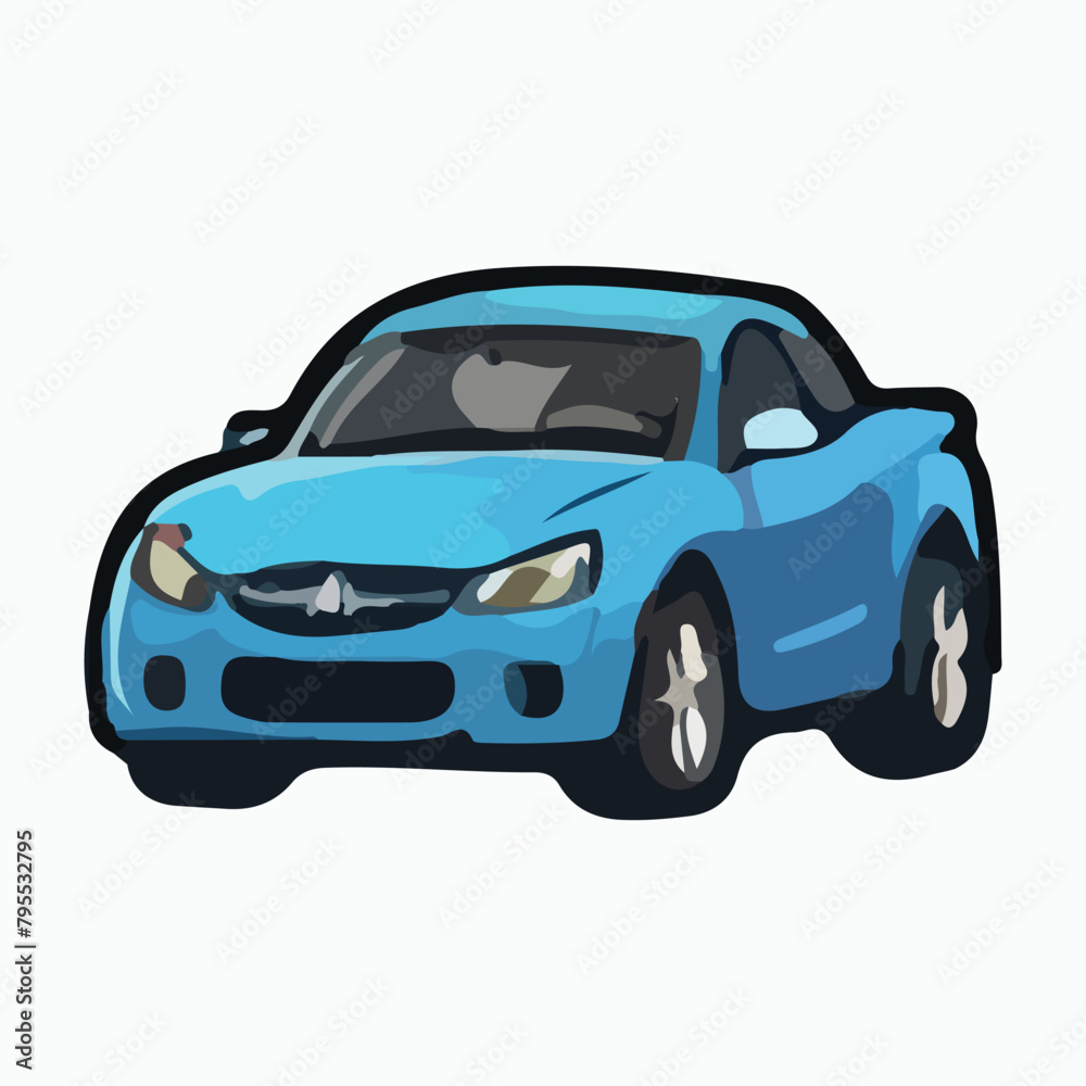 Car vector icon. Isolated simple side car logo illustration. Car vector icon. Isolated simple side car logo illustration.