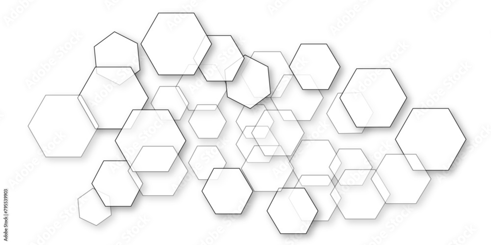 Abstract white background with hexagon and hexagonal background. Luxury white pattern with hexagons. abstract 3d hexagonal background with shadow. 3D futuristic abstract honeycomb mosaic background. Abstract white background with hexagon and hexagonal background. Luxury white pattern with hexagons. abstract 3d hexagonal background with shadow. 3D futuristic abstract honeycomb mosaic background.