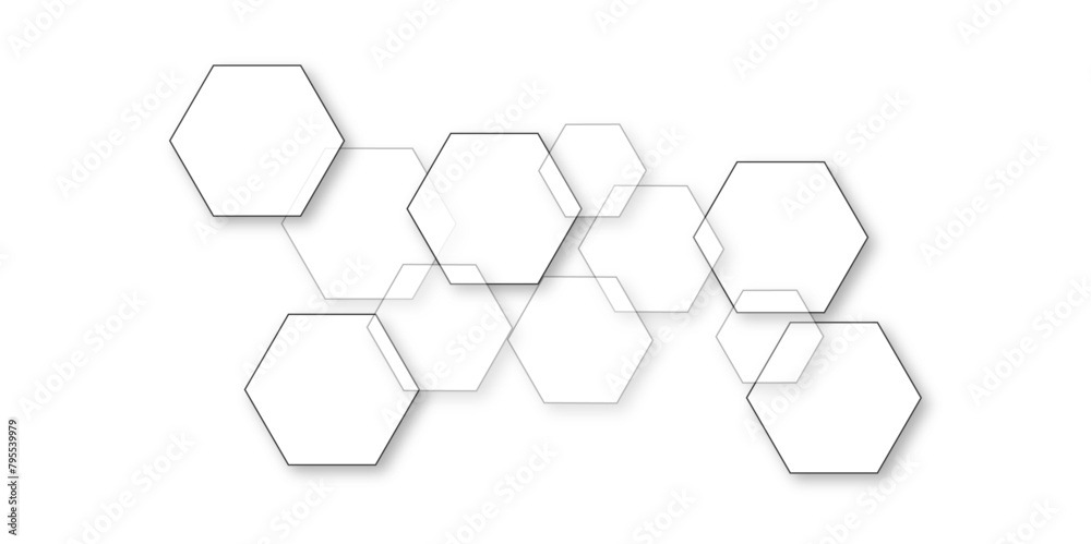 Abstract white background with hexagon and hexagonal background. Luxury white pattern with hexagons. abstract 3d hexagonal background with shadow. 3D futuristic abstract honeycomb mosaic background. Abstract white background with hexagon and hexagonal background. Luxury white pattern with hexagons. abstract 3d hexagonal background with shadow. 3D futuristic abstract honeycomb mosaic background.