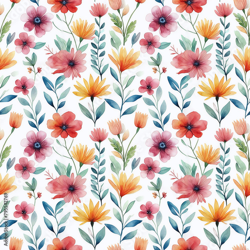 Endless Bloom  Watercolor Floral Design