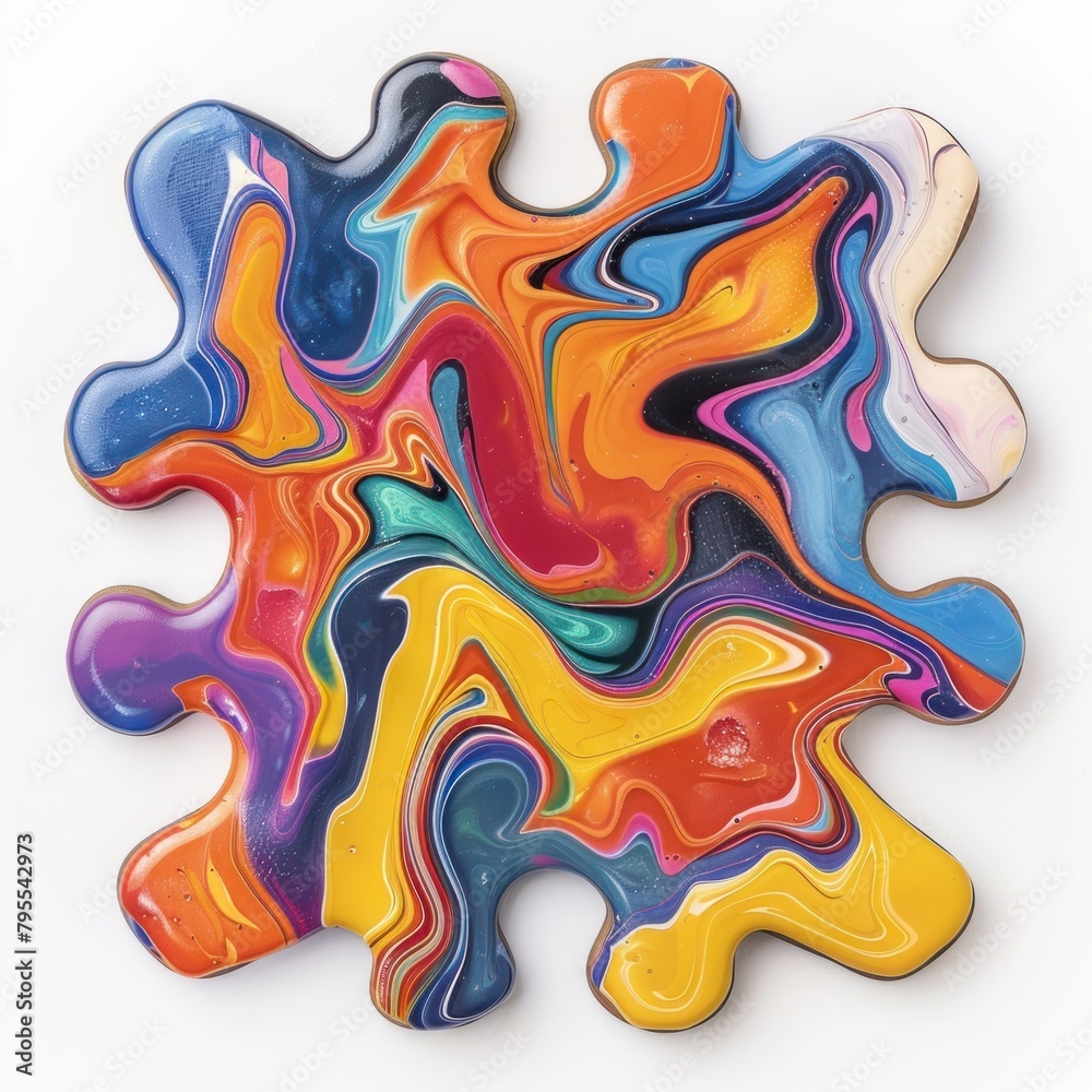 Acrylic pouring Puzzle confectionery accessories accessory.