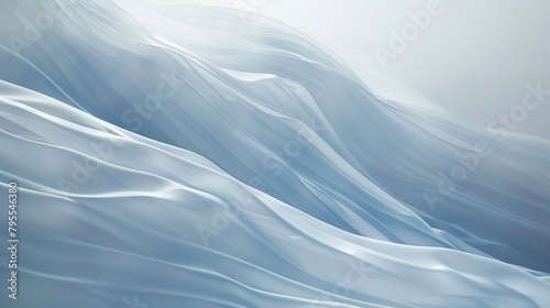  A crystal-clear image featuring a blue and white backdrop with distinct wavy lines atop and bottom